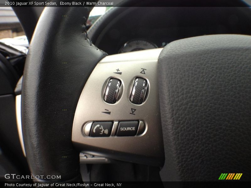 Ebony Black / Warm Charcoal 2010 Jaguar XF Sport Sedan