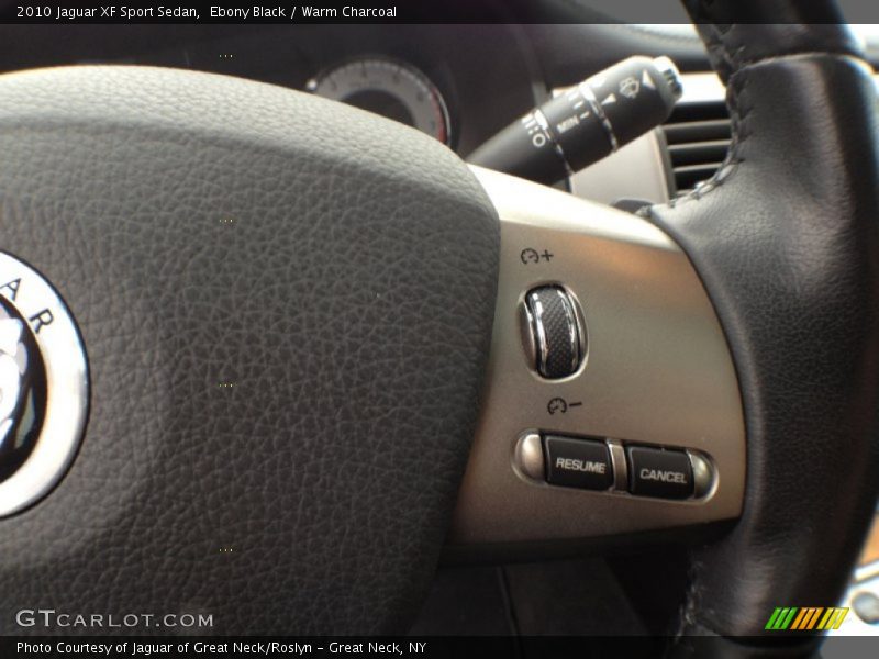 Ebony Black / Warm Charcoal 2010 Jaguar XF Sport Sedan