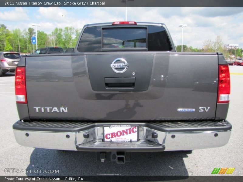 Smoke Gray / Charcoal 2011 Nissan Titan SV Crew Cab