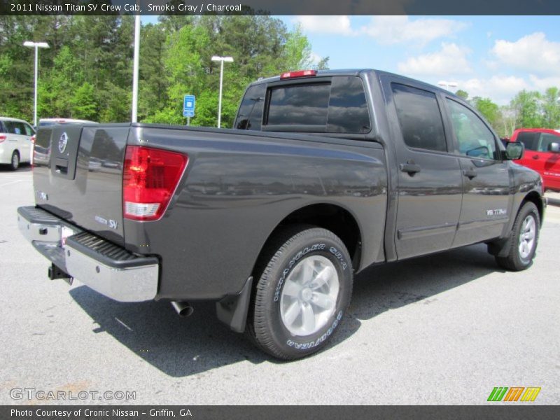 Smoke Gray / Charcoal 2011 Nissan Titan SV Crew Cab