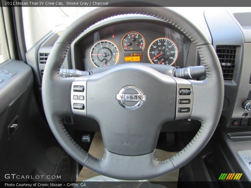 Smoke Gray / Charcoal 2011 Nissan Titan SV Crew Cab