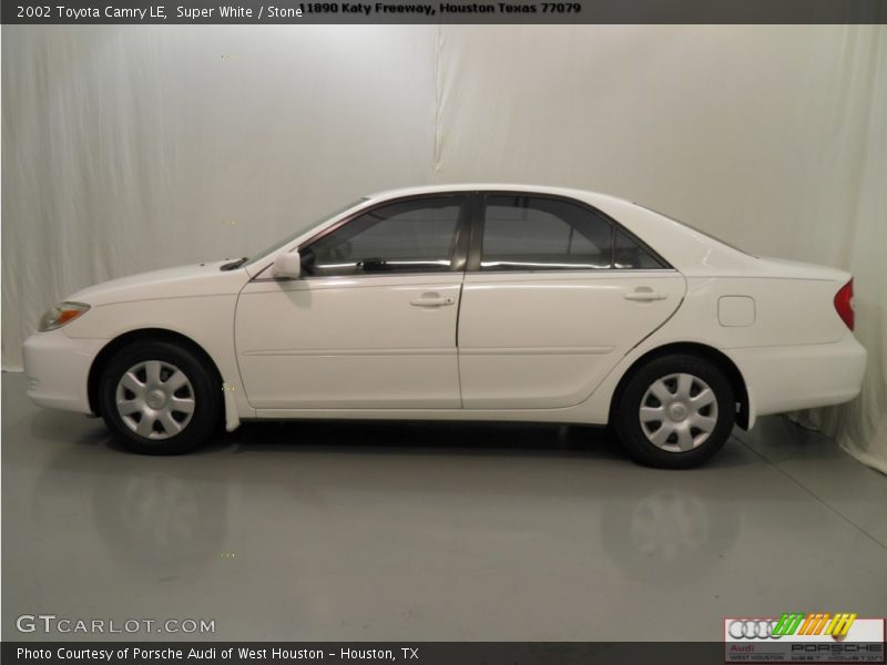 Super White / Stone 2002 Toyota Camry LE