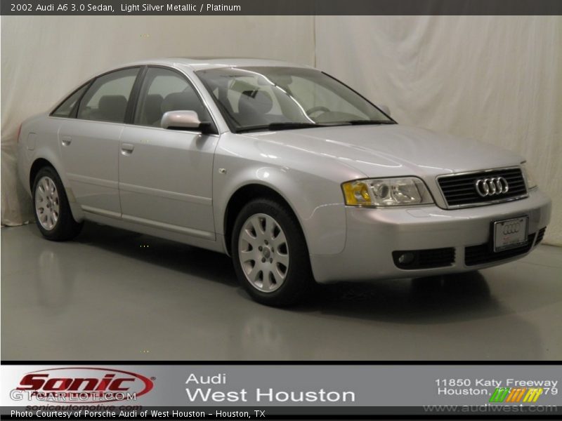 Light Silver Metallic / Platinum 2002 Audi A6 3.0 Sedan