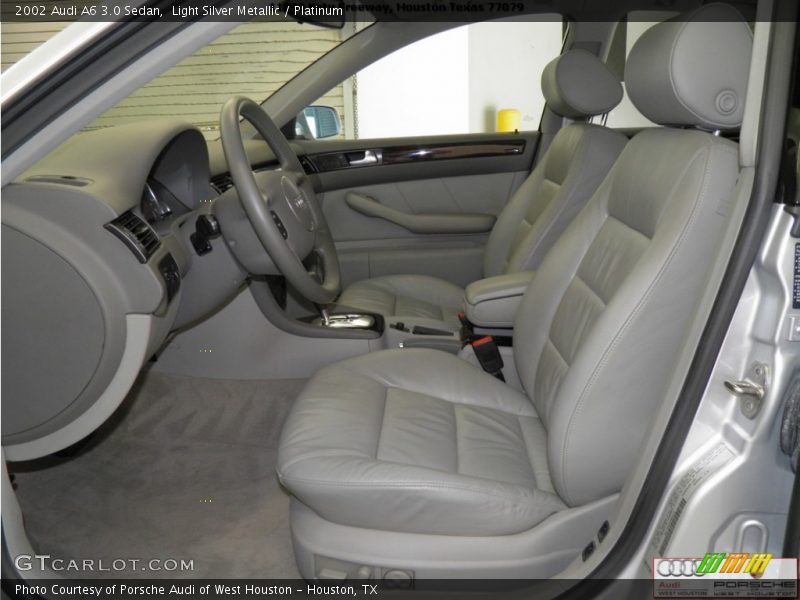 Light Silver Metallic / Platinum 2002 Audi A6 3.0 Sedan