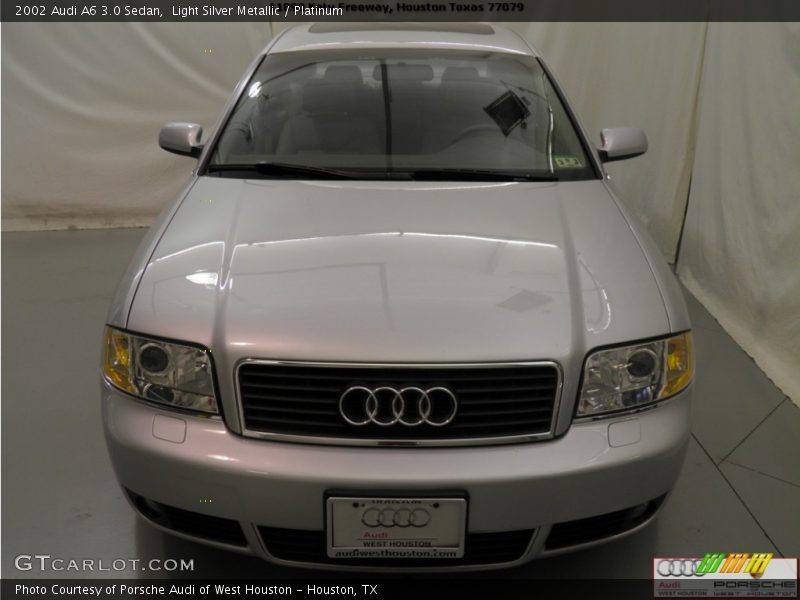 Light Silver Metallic / Platinum 2002 Audi A6 3.0 Sedan