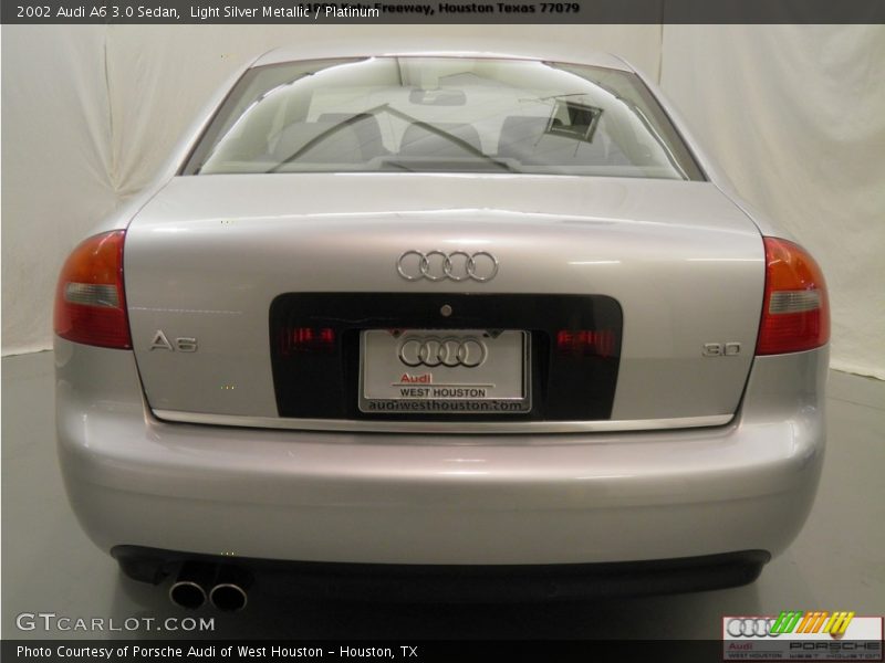 Light Silver Metallic / Platinum 2002 Audi A6 3.0 Sedan