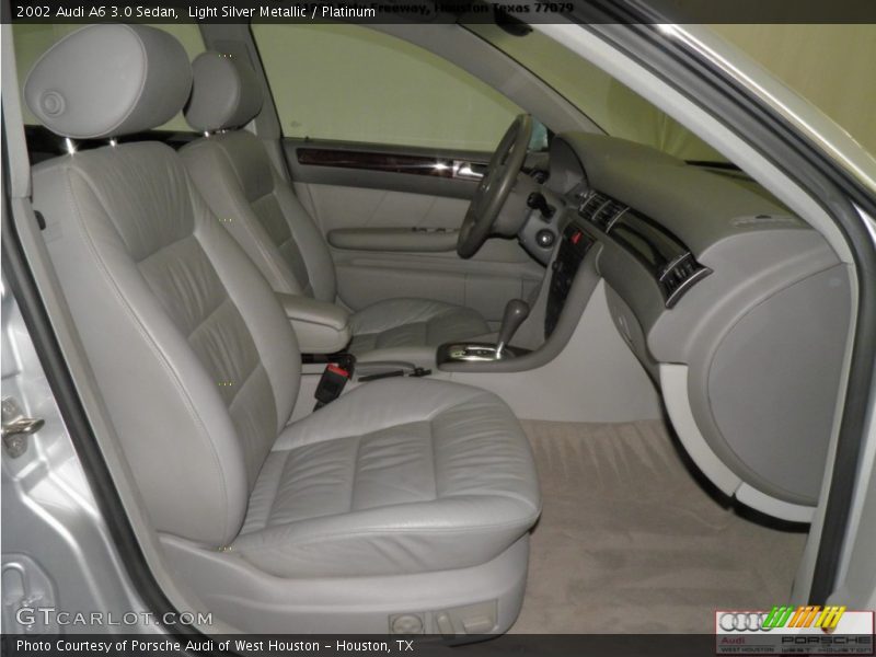 Light Silver Metallic / Platinum 2002 Audi A6 3.0 Sedan