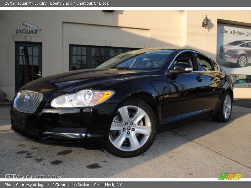 Ebony Black / Charcoal/Charcoal 2009 Jaguar XF Luxury