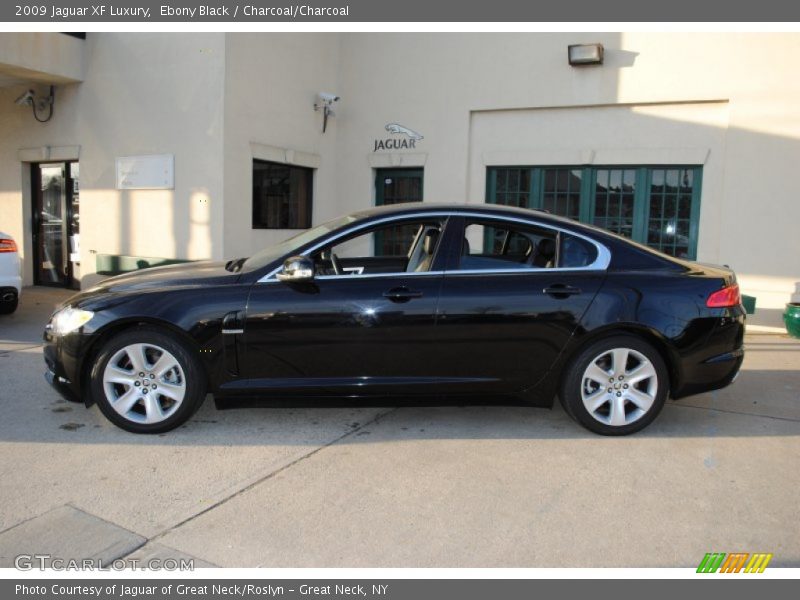 Ebony Black / Charcoal/Charcoal 2009 Jaguar XF Luxury