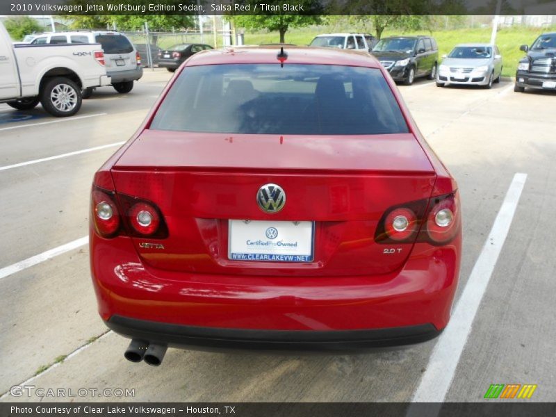 Salsa Red / Titan Black 2010 Volkswagen Jetta Wolfsburg Edition Sedan