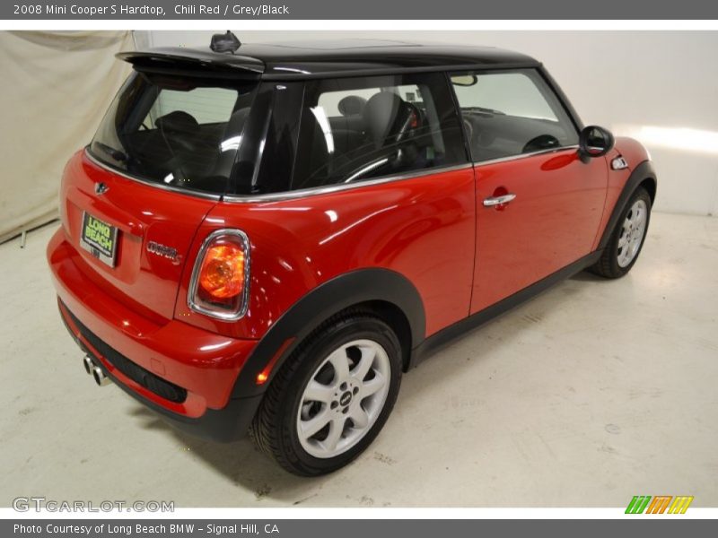Chili Red / Grey/Black 2008 Mini Cooper S Hardtop
