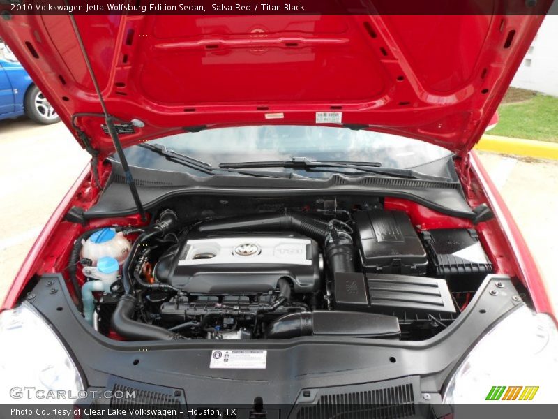 Salsa Red / Titan Black 2010 Volkswagen Jetta Wolfsburg Edition Sedan