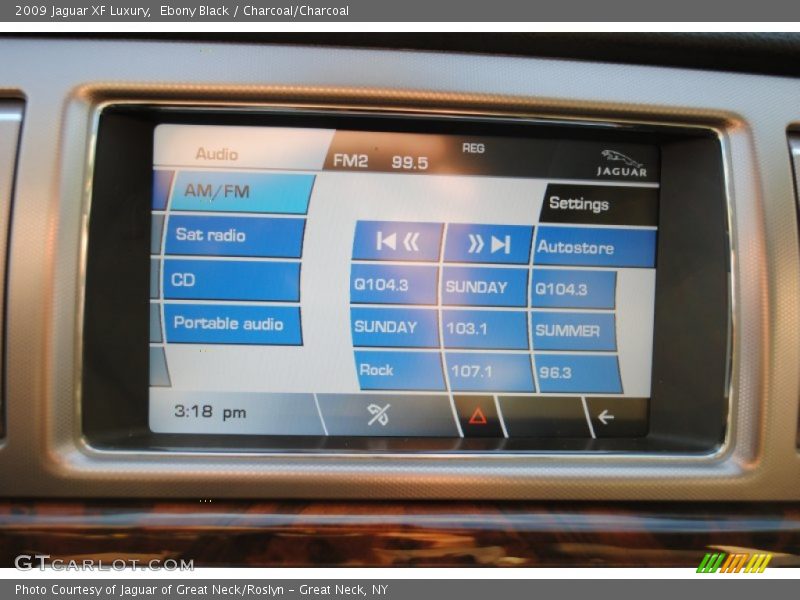 Ebony Black / Charcoal/Charcoal 2009 Jaguar XF Luxury