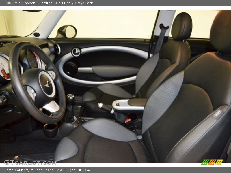 Chili Red / Grey/Black 2008 Mini Cooper S Hardtop