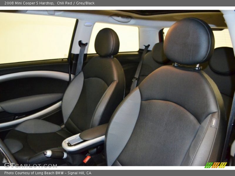 Chili Red / Grey/Black 2008 Mini Cooper S Hardtop
