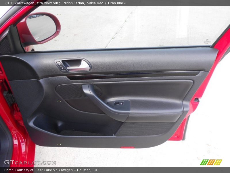 Salsa Red / Titan Black 2010 Volkswagen Jetta Wolfsburg Edition Sedan