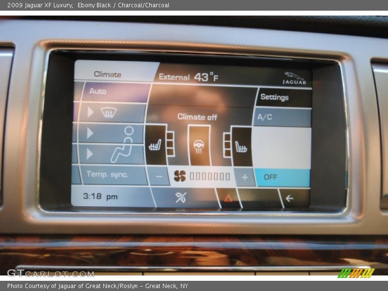 Ebony Black / Charcoal/Charcoal 2009 Jaguar XF Luxury