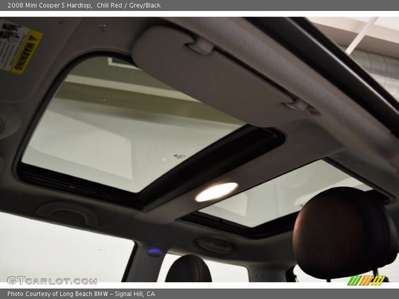 Chili Red / Grey/Black 2008 Mini Cooper S Hardtop