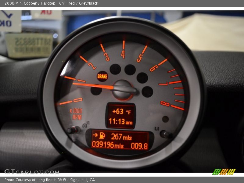 Chili Red / Grey/Black 2008 Mini Cooper S Hardtop