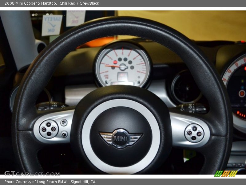 Chili Red / Grey/Black 2008 Mini Cooper S Hardtop