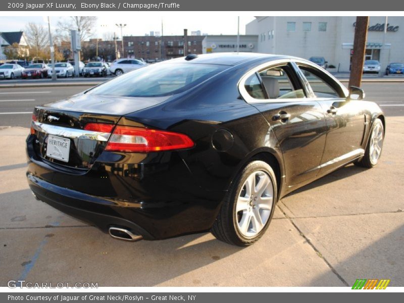 Ebony Black / Champagne/Truffle 2009 Jaguar XF Luxury