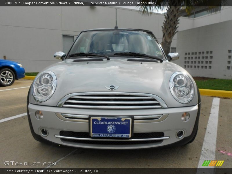 Pure Silver Metallic / Lounge Carbon Black 2008 Mini Cooper Convertible Sidewalk Edition