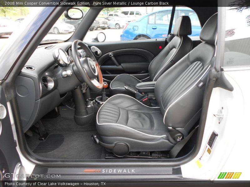  2008 Cooper Convertible Sidewalk Edition Lounge Carbon Black Interior