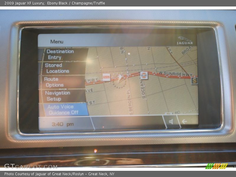 Ebony Black / Champagne/Truffle 2009 Jaguar XF Luxury