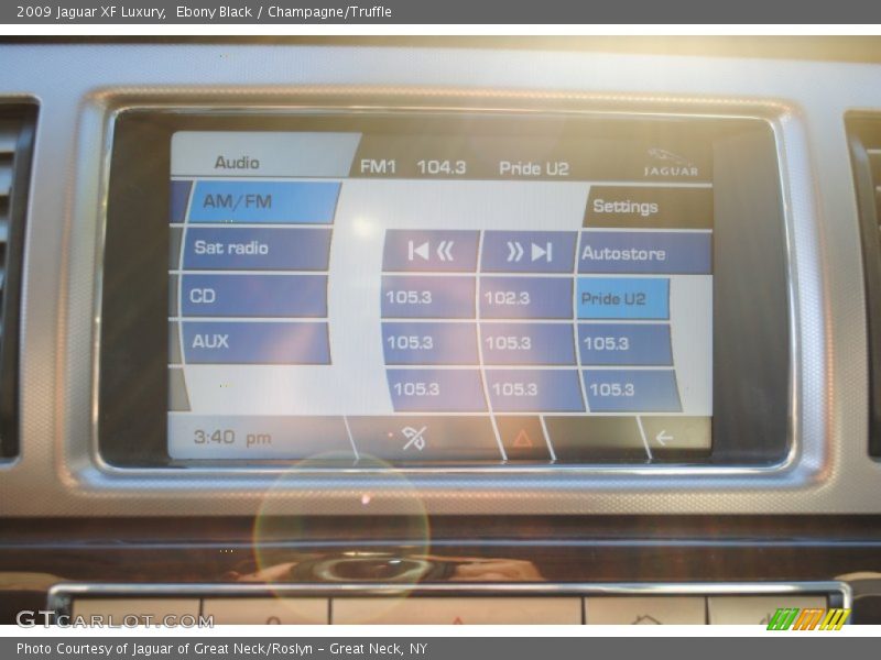 Ebony Black / Champagne/Truffle 2009 Jaguar XF Luxury