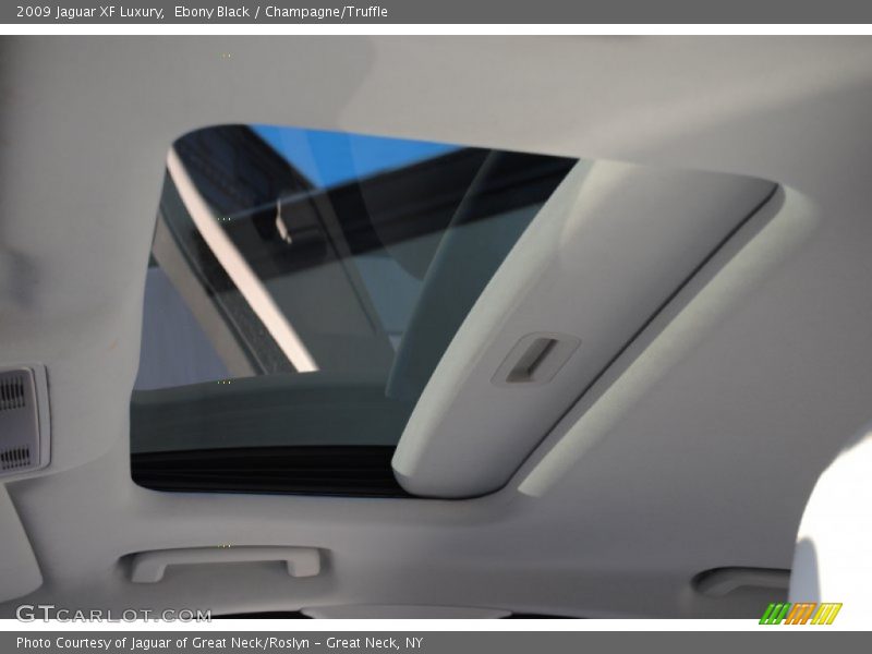 Ebony Black / Champagne/Truffle 2009 Jaguar XF Luxury