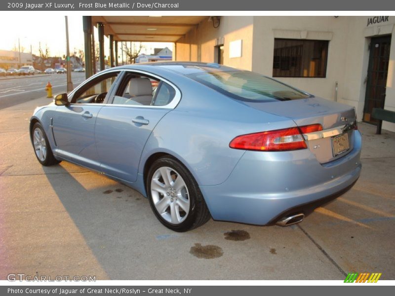 Frost Blue Metallic / Dove/Charcoal 2009 Jaguar XF Luxury