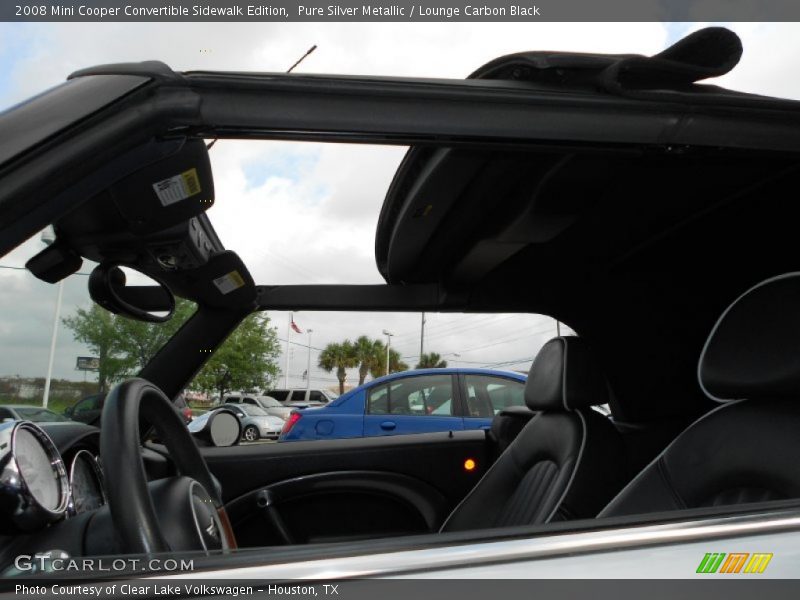 Pure Silver Metallic / Lounge Carbon Black 2008 Mini Cooper Convertible Sidewalk Edition