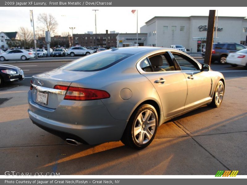 Frost Blue Metallic / Dove/Charcoal 2009 Jaguar XF Luxury