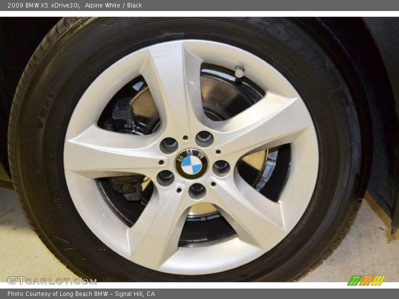 Alpine White / Black 2009 BMW X5 xDrive30i