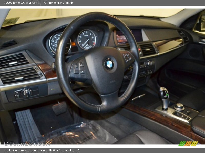 Alpine White / Black 2009 BMW X5 xDrive30i