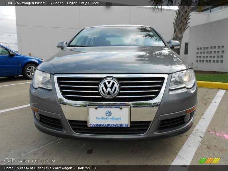 United Gray / Black 2008 Volkswagen Passat Lux Sedan