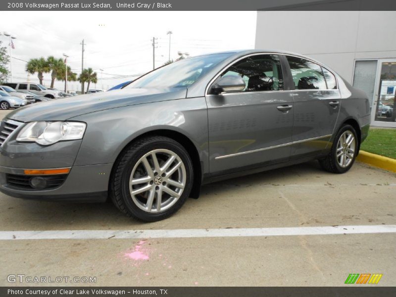 United Gray / Black 2008 Volkswagen Passat Lux Sedan