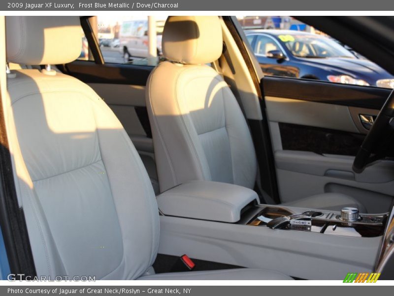 Frost Blue Metallic / Dove/Charcoal 2009 Jaguar XF Luxury
