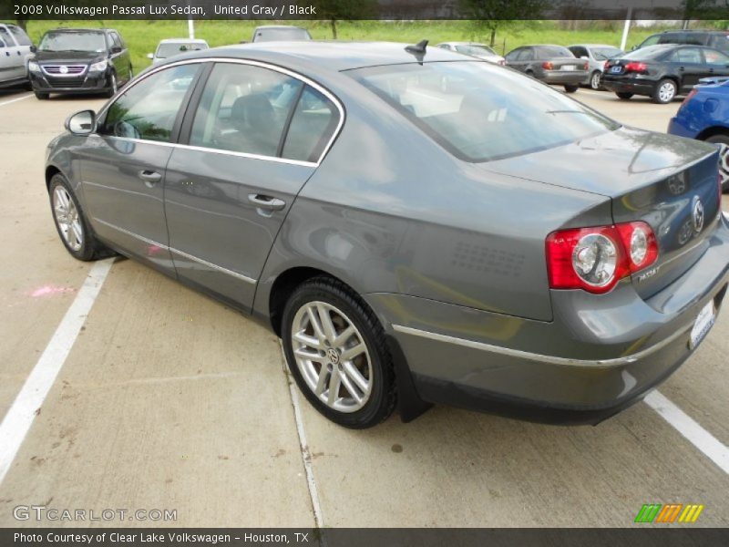 United Gray / Black 2008 Volkswagen Passat Lux Sedan