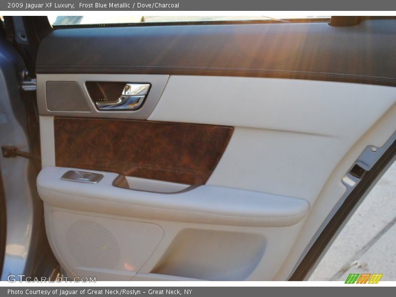 Frost Blue Metallic / Dove/Charcoal 2009 Jaguar XF Luxury