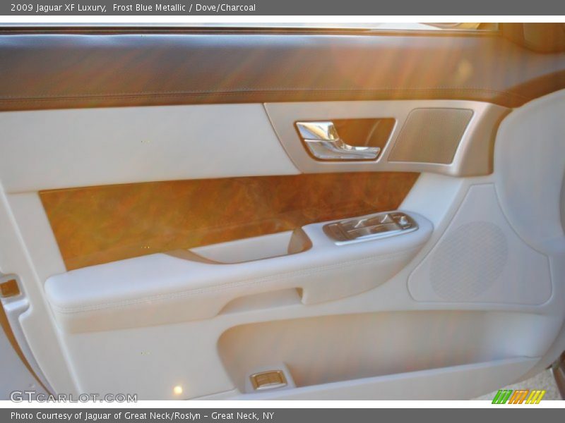 Frost Blue Metallic / Dove/Charcoal 2009 Jaguar XF Luxury