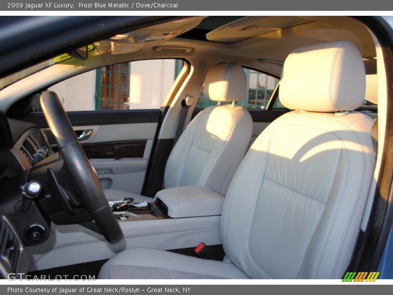 Frost Blue Metallic / Dove/Charcoal 2009 Jaguar XF Luxury