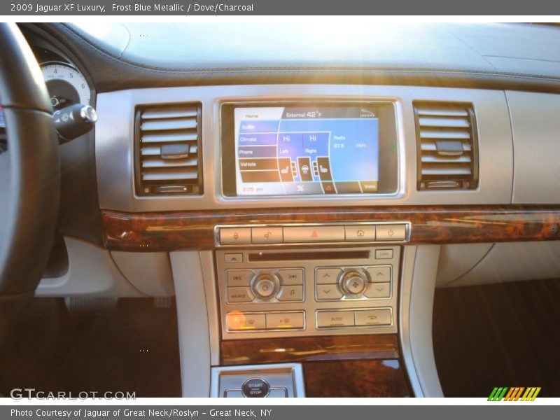 Frost Blue Metallic / Dove/Charcoal 2009 Jaguar XF Luxury