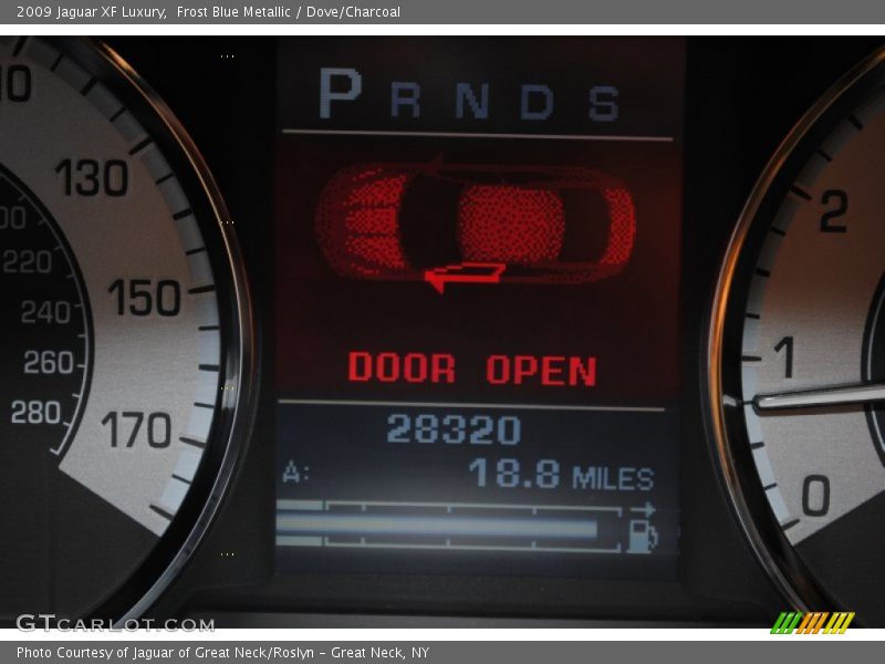 Frost Blue Metallic / Dove/Charcoal 2009 Jaguar XF Luxury