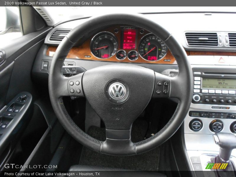 United Gray / Black 2008 Volkswagen Passat Lux Sedan