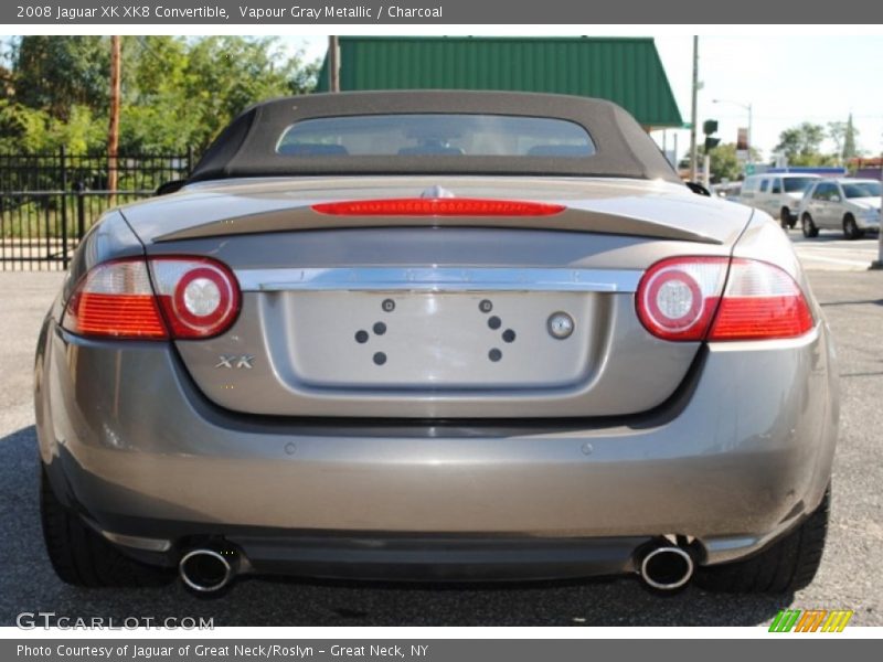 Vapour Gray Metallic / Charcoal 2008 Jaguar XK XK8 Convertible