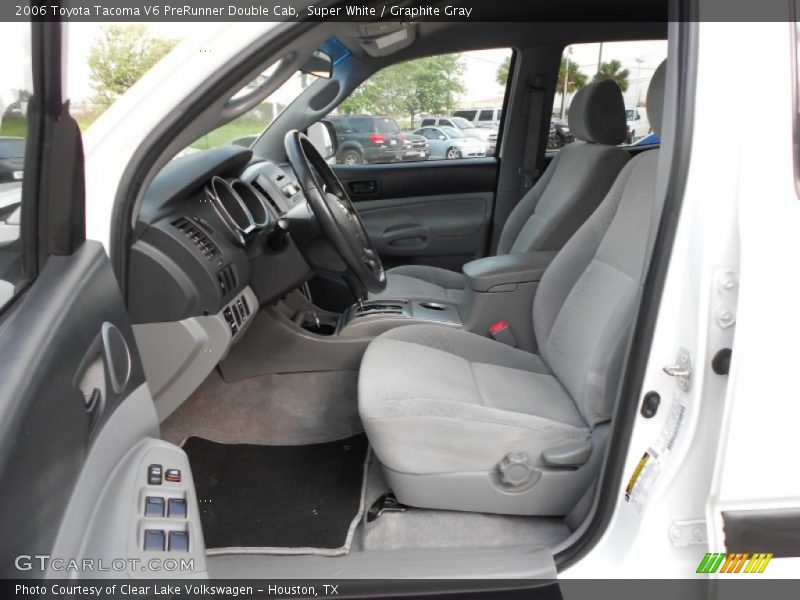 Super White / Graphite Gray 2006 Toyota Tacoma V6 PreRunner Double Cab