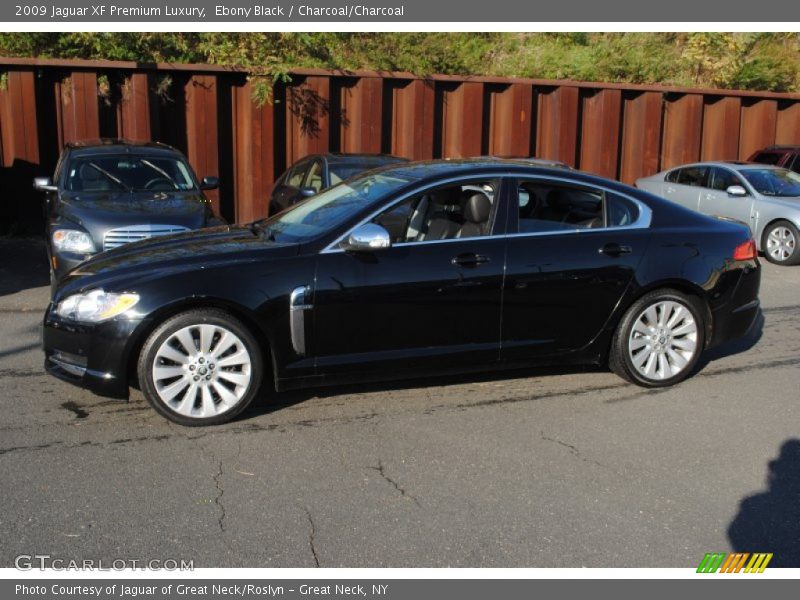 Ebony Black / Charcoal/Charcoal 2009 Jaguar XF Premium Luxury