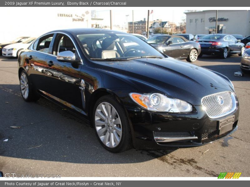 Ebony Black / Charcoal/Charcoal 2009 Jaguar XF Premium Luxury