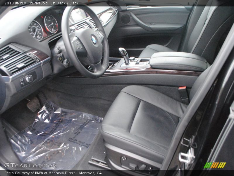 Jet Black / Black 2010 BMW X5 xDrive35d